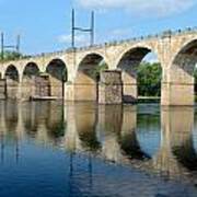 The Reading Csx Railroad Bridge At Ewing Art Print