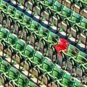 The Red Seat At Fenway Park I Art Print