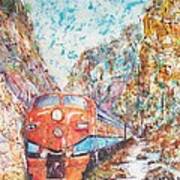 The Royal Gorge Train Art Print