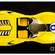 The Shooting Star Racer Xs Number 9 Race Car Art Print
