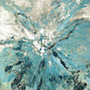 The Teal Sea Art Print