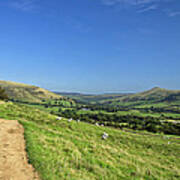 The Vale Of Edale From The Pennine Way Art Print