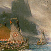 The Viking Sea Raiders Art Print