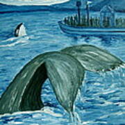 The Whale Watchers Art Print