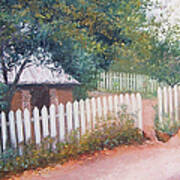 The White Picket Fence Art Print