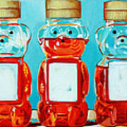 Three Little Bears Art Print