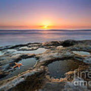 Tide Pool Sunset Art Print