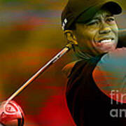 Tiger Woods Art Print