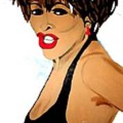 Tina Turner Fierce 3 Art Print