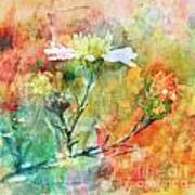 Tiny Wildflowers - Digital Paint Iii Art Print
