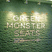 To The Green Monster Seats Art Print