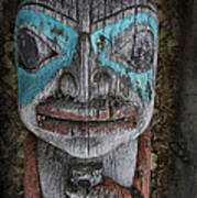 Totem Pole Figure Art Print