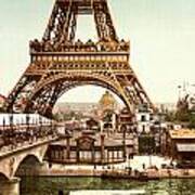 Tour Eiffel And Exposition Universelle Paris Art Print