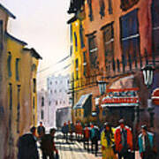 Tourists In Italy Art Print