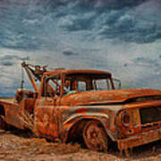 Tow Truck Days Gone By Art Print