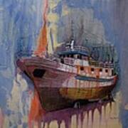 Trawler Art Print