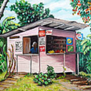 Trini Roti Shop Art Print Trini Roti Shop Art Print