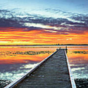 Tuggerah Lake Jetty Art Print