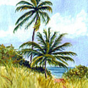 Two Palms Art Print