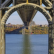 Under The George Washington Bridge Art Print