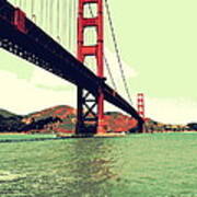 Under The Golden Gate Art Print