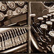 Underwood Typewriter Art Print
