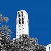 University Of Michigan - Royal Blue Art Print