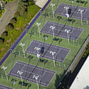 University Of Washington Tennis Courts Art Print