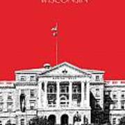 University Of Wisconsin - Red Art Print
