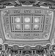 Us Library Of Congress Bw Art Print