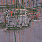 Utility Truck Art Print