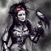 Vampire Gothic Lady #gothic #goth Art Print by Brandon Fisher