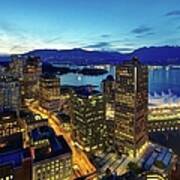 Vancouver Skyline Art Print