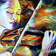 Vanessa-mae.power Of Music Art Print