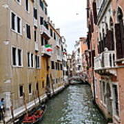 Venice Canal View Art Print