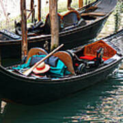 Venice Gondola Art Print