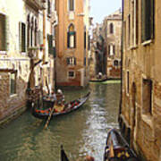 Venice Gondolas Art Print