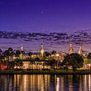 Venus Over The Minarets Art Print