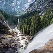 Vernall Fall And Mist Trail Art Print