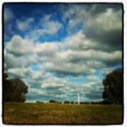 Victorian Clouds! #australia #roadtrip Art Print
