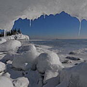 View From An Ice Cave Art Print