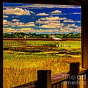 View From The Porch Art Print