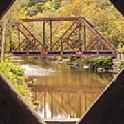 View From Worrall Covered Bridge Art Print