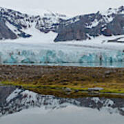 View Of 14th July Glacier, Spitsbergen Art Print