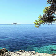 View Of Dubrovnik From Cavtat Peninsula Art Print