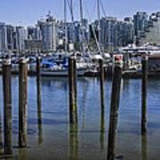View Of Vancouver Harbor From Stanley Park No. 0815 Art Print