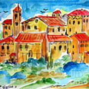 Villaggio Italiano Art Print