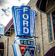 Vintage Ford Sign Art Print