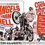 Vintage Motorcycle Movie Posters Art Print