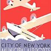 Vintage New York Travel Poster Art Print